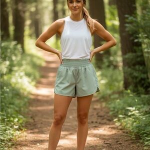 Women's Sage Green Columbia Athletic Shorts